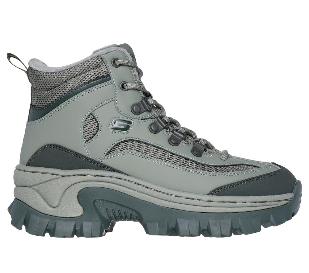 Women Skechers Hi Ryze - D\'Liteful Vibes Boots Olive  USA |  4926-EZHSI
