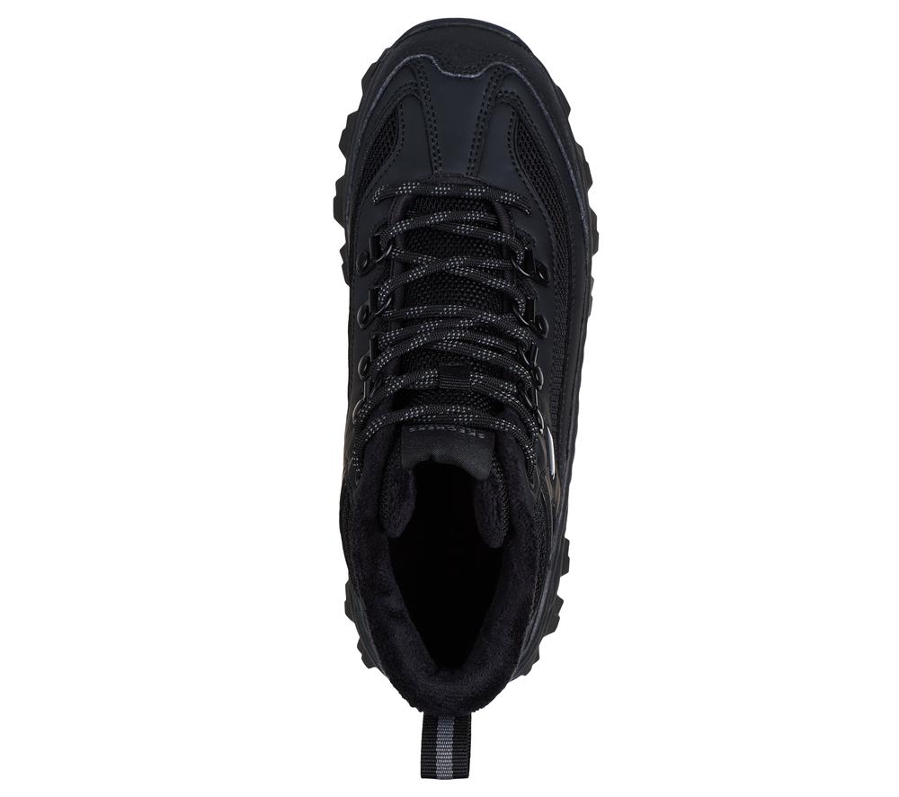 Women Skechers Hi Ryze - D'Liteful Vibes Boots Black  USA |  8492-GVBZN