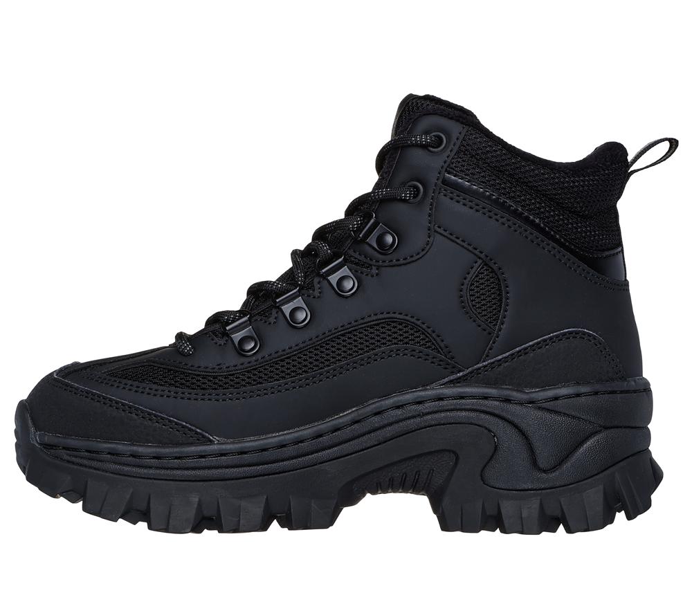 Women Skechers Hi Ryze - D'Liteful Vibes Boots Black  USA |  8492-GVBZN