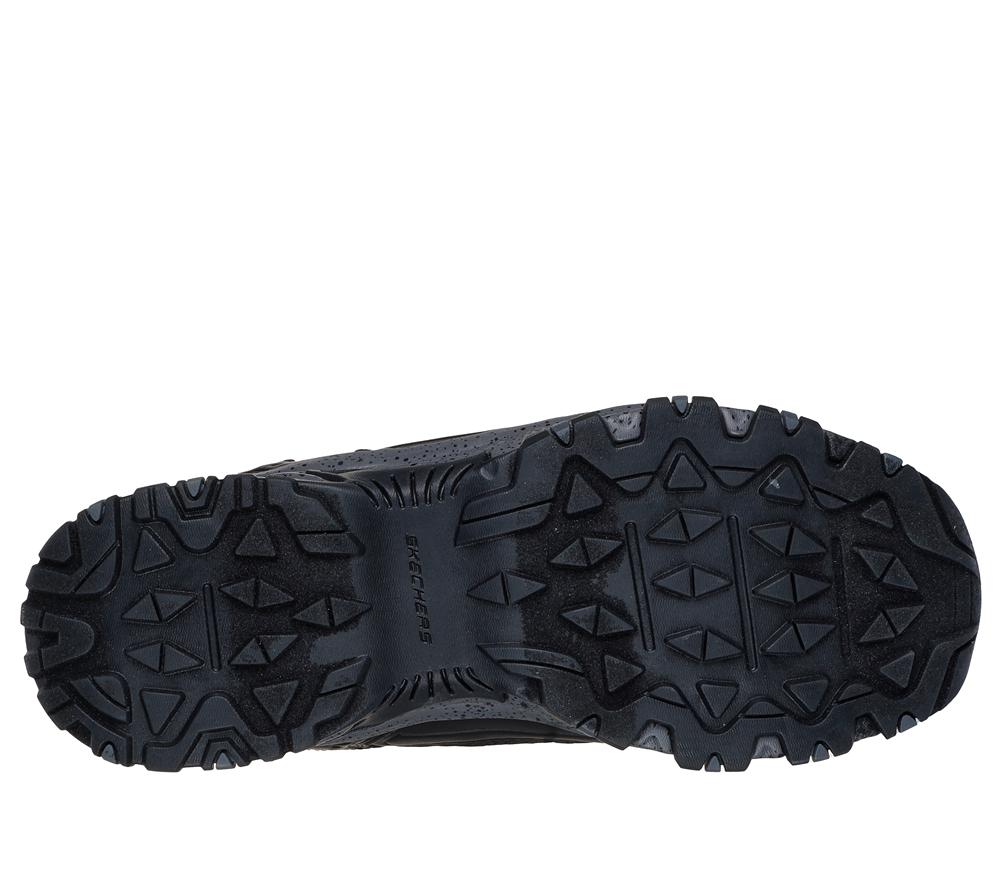 Women Skechers Hillcrest - Bound Peak Boots Black / Charcoal  USA |  4209-ZIVJF