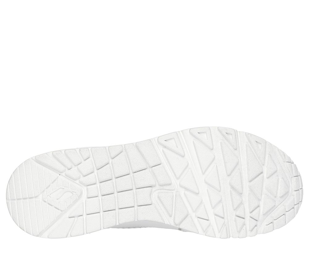 Women Skechers JGoldcrown: Uno - Lone Hearted Wedges White / Red  USA |  6198-AMEZX