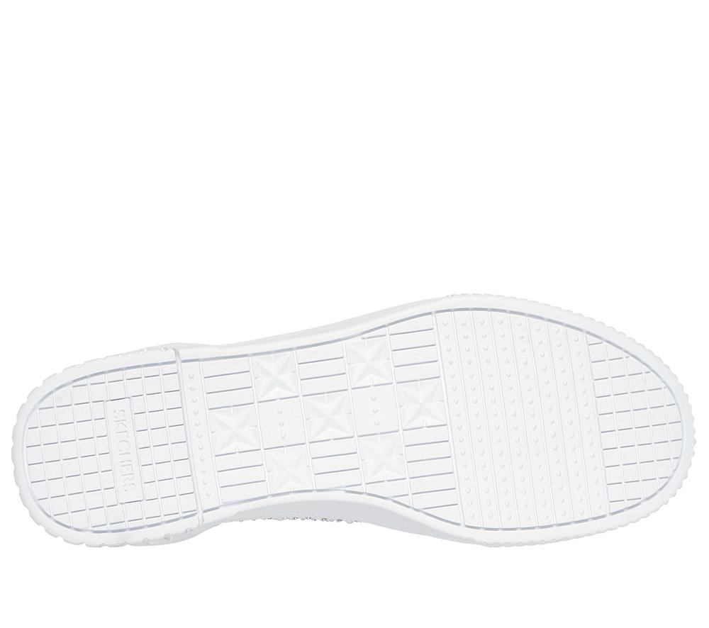 Women Skechers Jade - Shining Stones Slip On Shoes White  USA |  5897-IKRHW