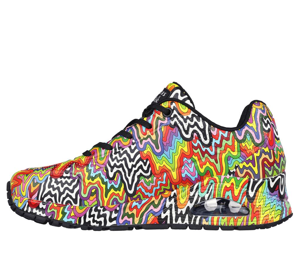 Women Skechers Jen Stark: Uno - Infinite Drip Lace Up Shoes Multicolor  USA |  8106-UIHDP