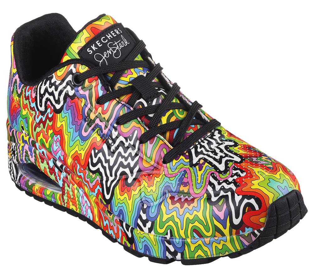 Women Skechers Jen Stark: Uno - Infinite Drip Lace Up Shoes Multicolor  USA |  8106-UIHDP