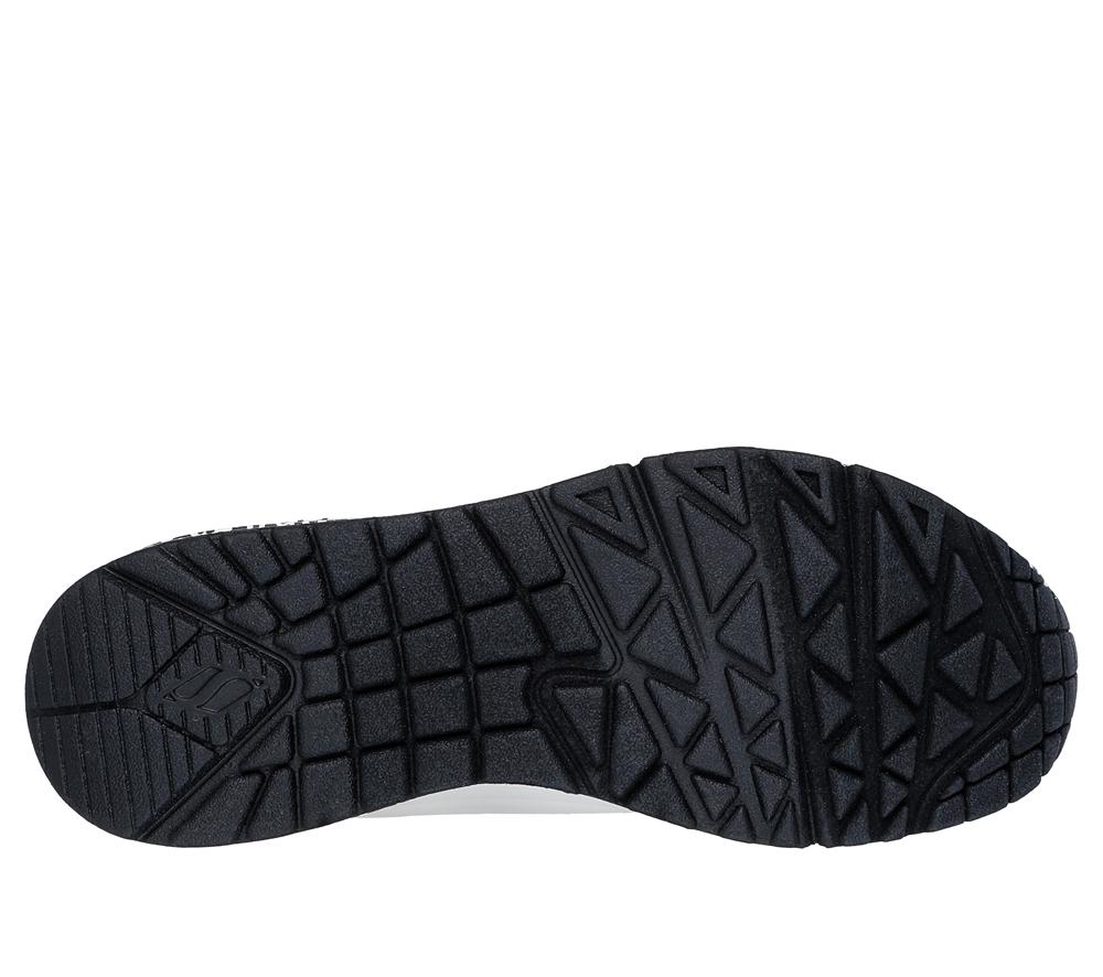 Women Skechers Jen Stark: Uno - Mini Drip Sneakers White / Black  USA |  0731-CAYXF