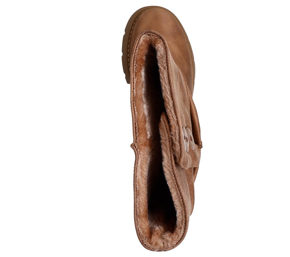 Women Skechers Keepsakes Lite - Freezing Point 2 Boots Chestnut Brown  USA |  5260-AISFQ