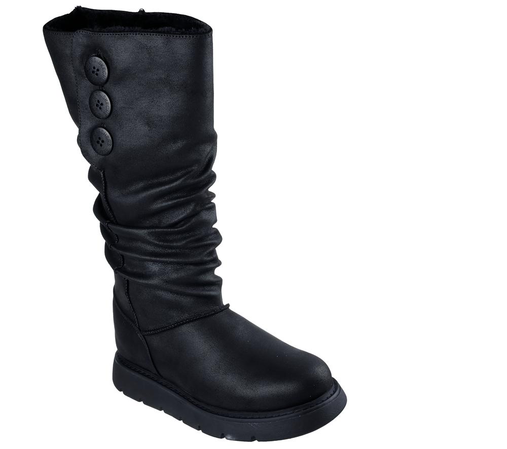 Women Skechers Keepsakes Lite - Freezing Point 2 Boots Black  USA |  5082-HDYIE