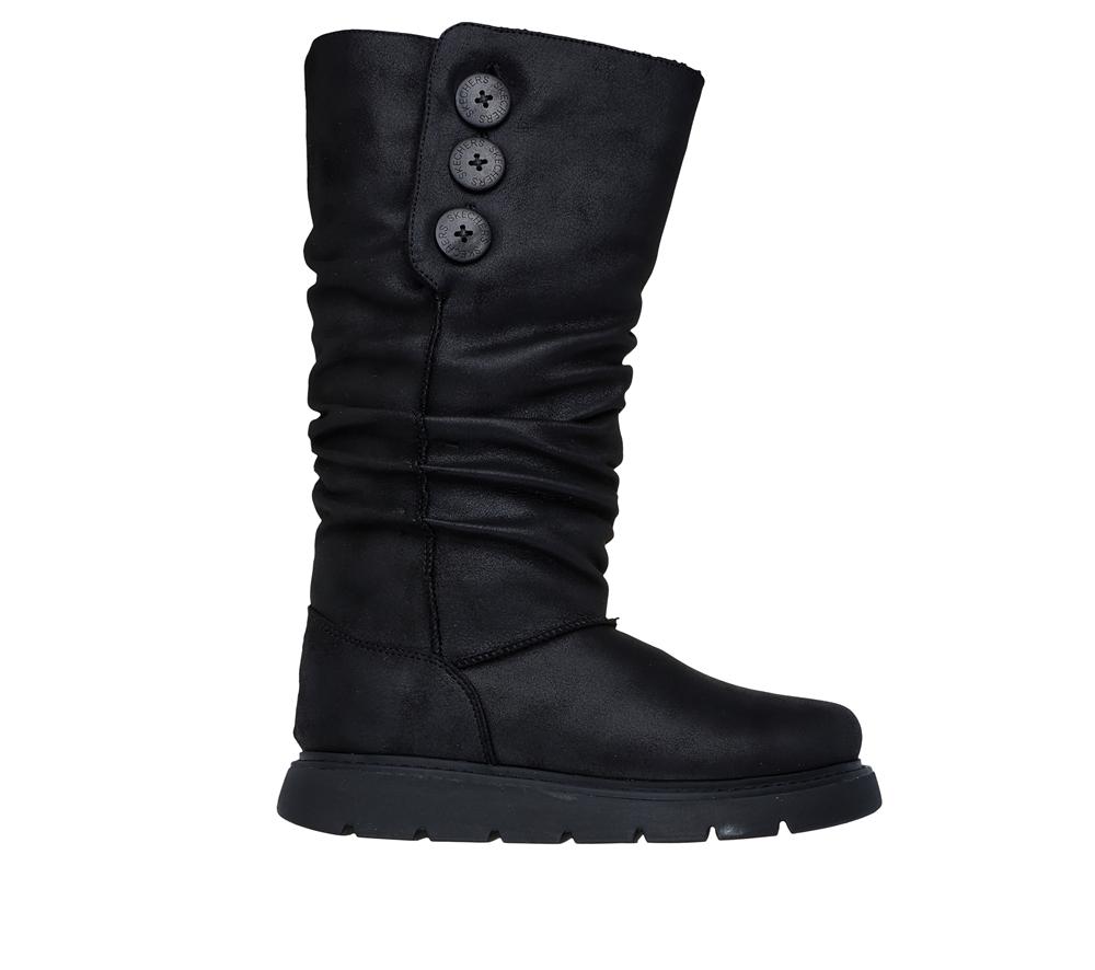 Women Skechers Keepsakes Lite - Freezing Point 2 Boots Black  USA |  5082-HDYIE