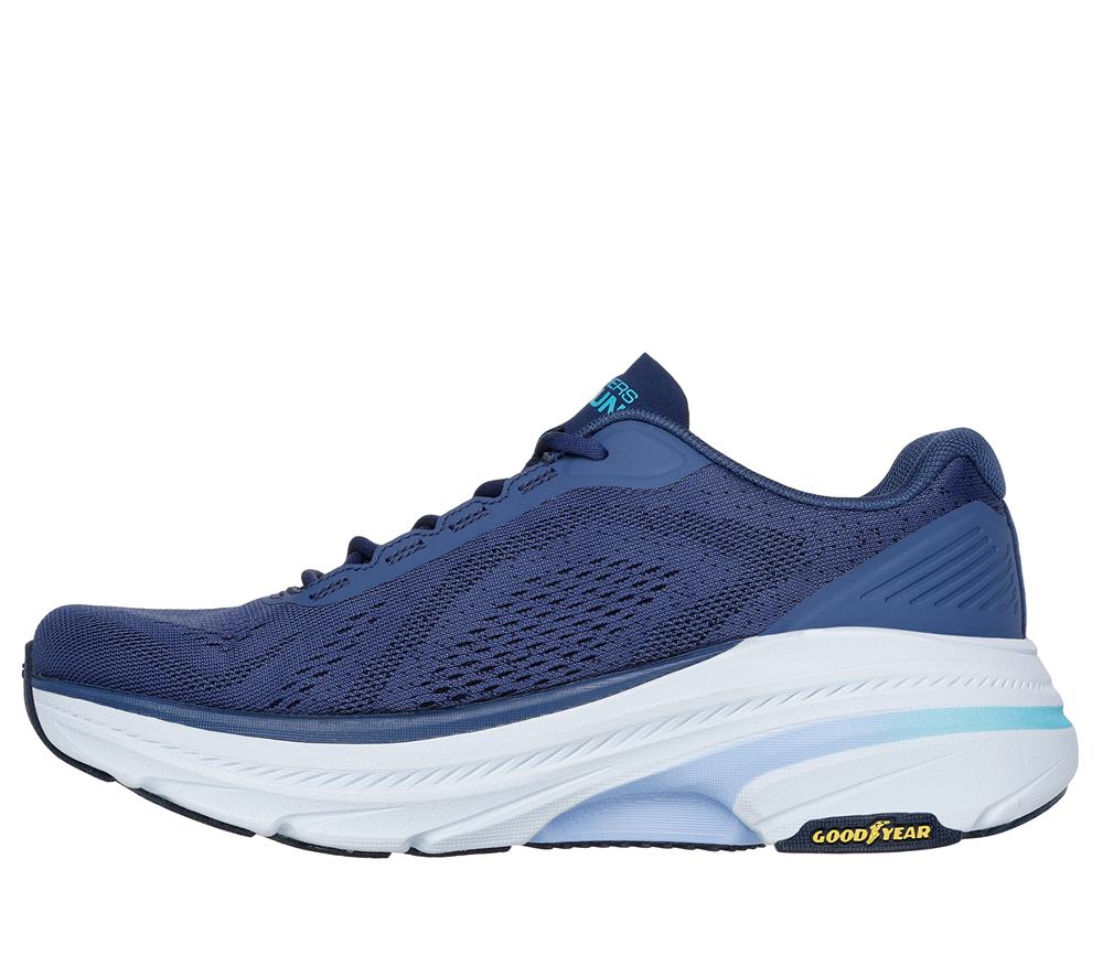 Women Skechers Max Cushioning Arch Fit 2.0 - Avenida Sneakers Navy / Blue  USA |  6180-NEUVW