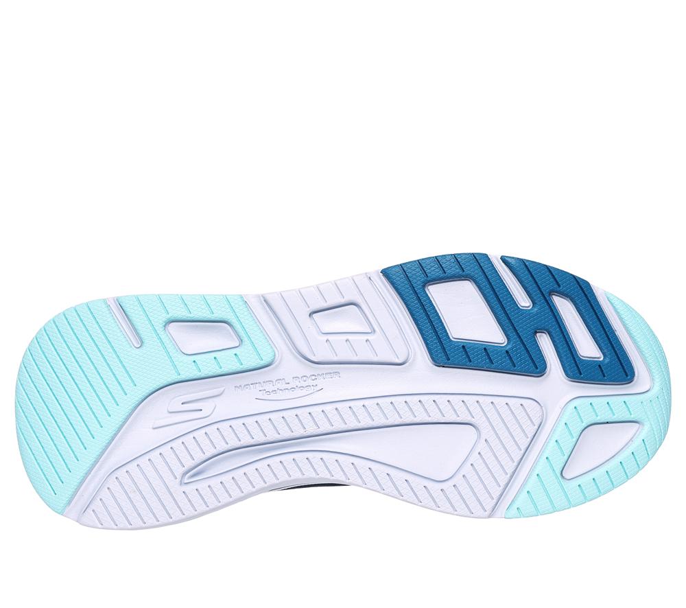 Women Skechers Max Cushioning Elite 2.0 - Levitate Lace Up Shoes Navy / Blue  USA |  1859-BGYJF
