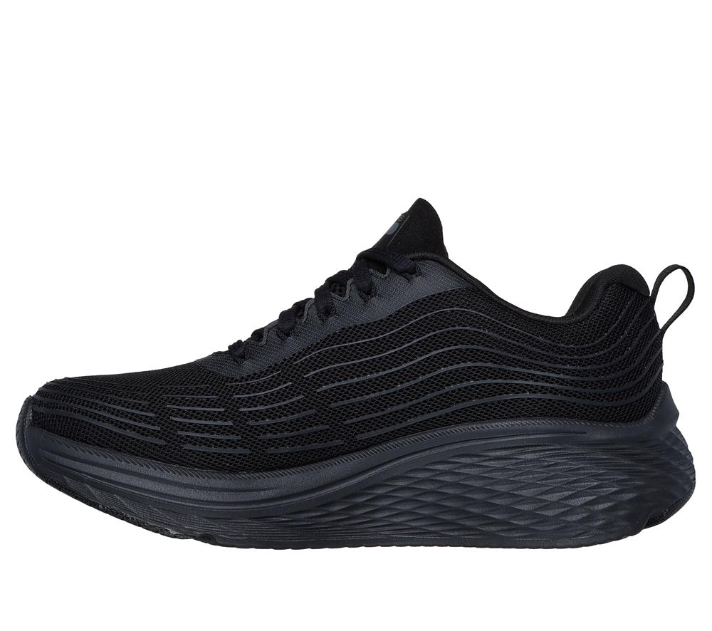 Women Skechers Max Cushioning Elite 2.0 - Bridgeport Lace Up Shoes Black  USA |  2461-BCNJO