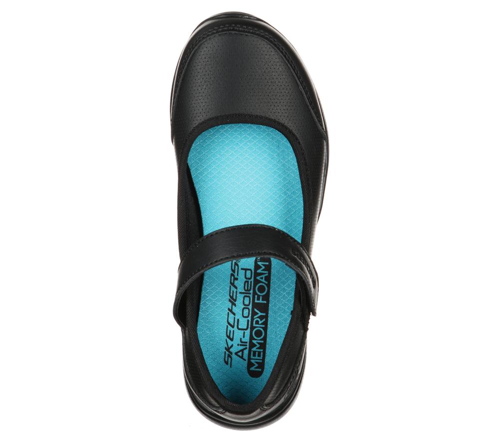 Women Skechers Microstrides - Class Spirit Flat Shoes Black  USA |  5068-ZKNVJ