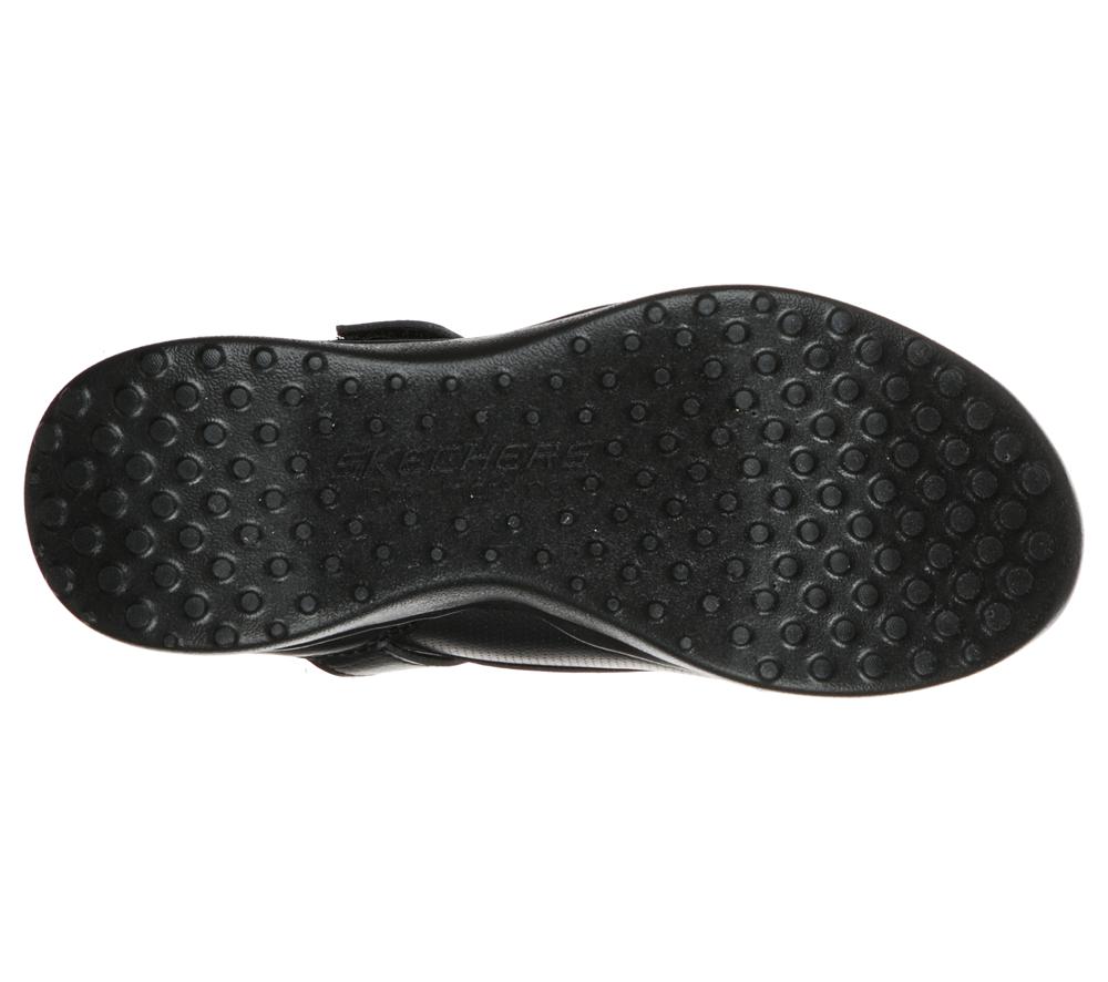 Women Skechers Microstrides - Class Spirit Flat Shoes Black  USA |  5068-ZKNVJ