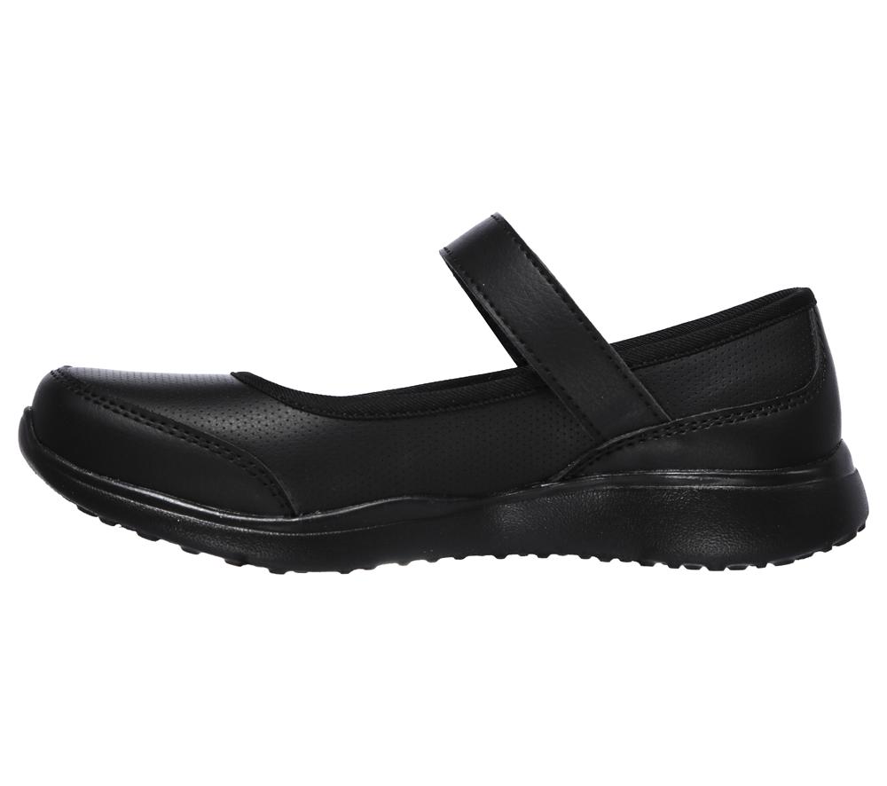 Women Skechers Microstrides - Class Spirit Flat Shoes Black  USA |  5068-ZKNVJ