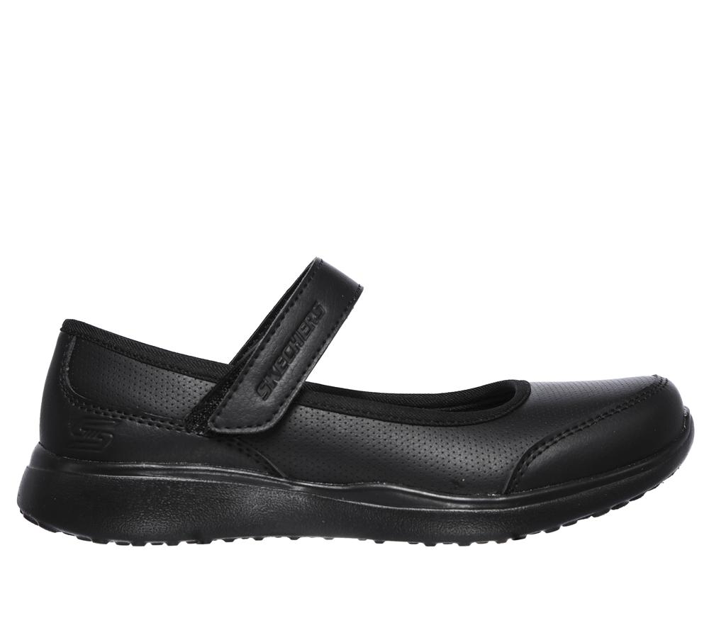 Women Skechers Microstrides - Class Spirit Flat Shoes Black  USA |  5068-ZKNVJ