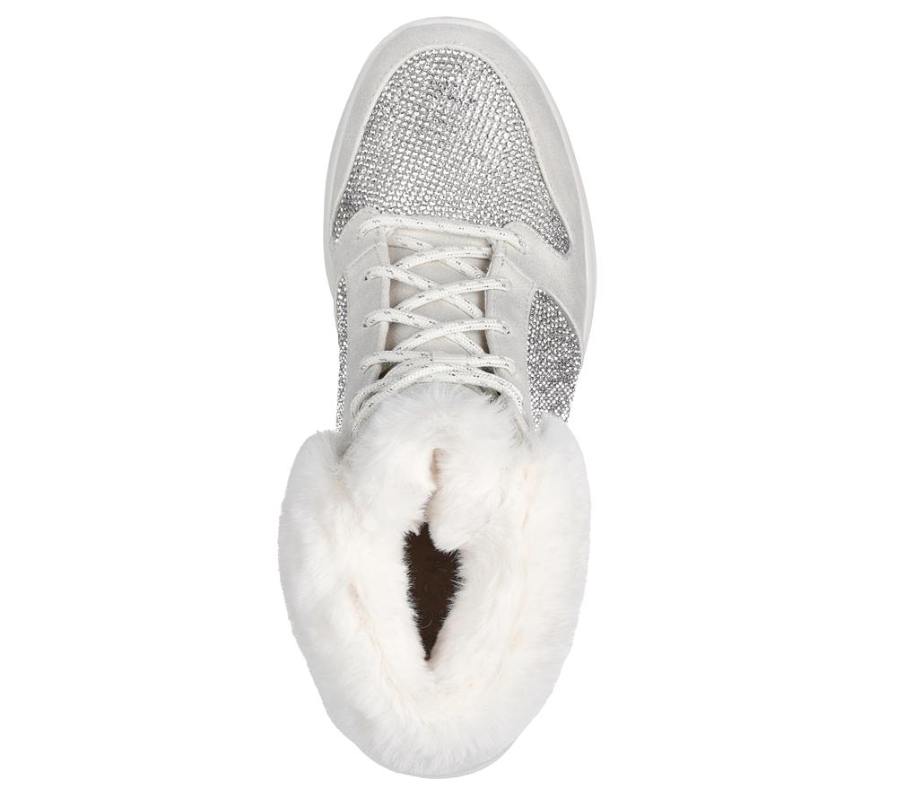 Women Skechers Million Air - Elevated Luxe Air Lace Up Shoes Off White  USA |  8764-JZDPA