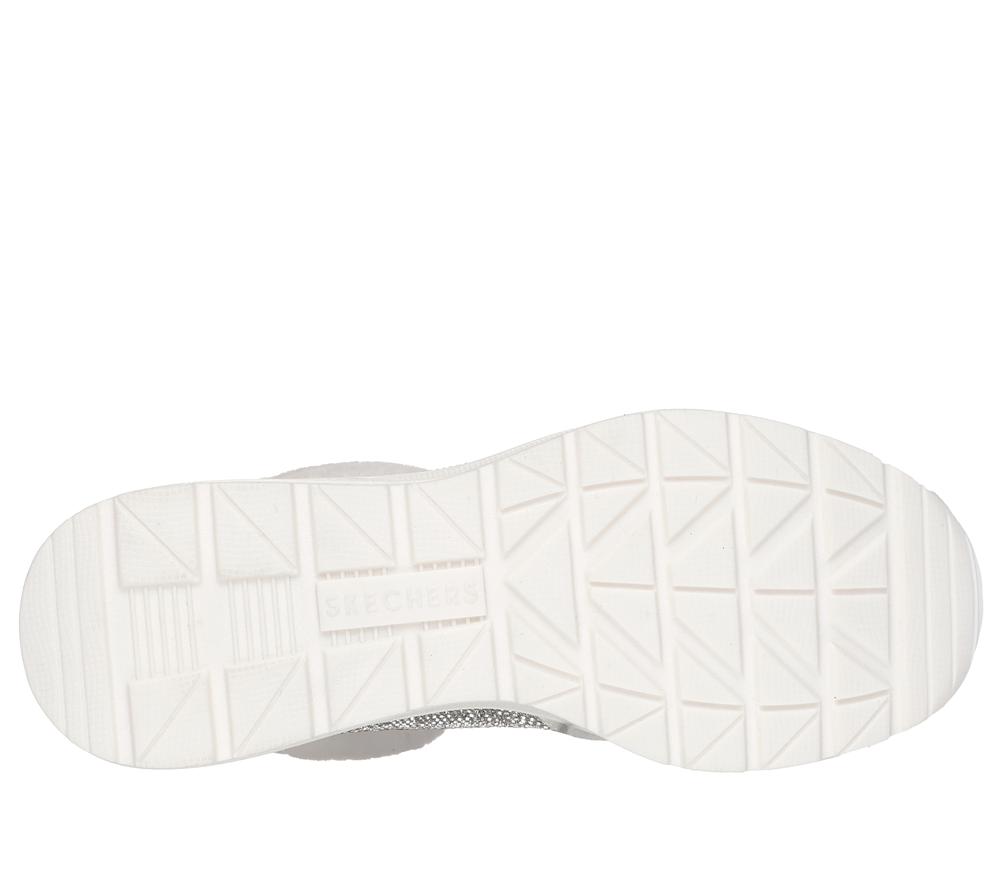Women Skechers Million Air - Elevated Luxe Air Lace Up Shoes Off White  USA |  8764-JZDPA