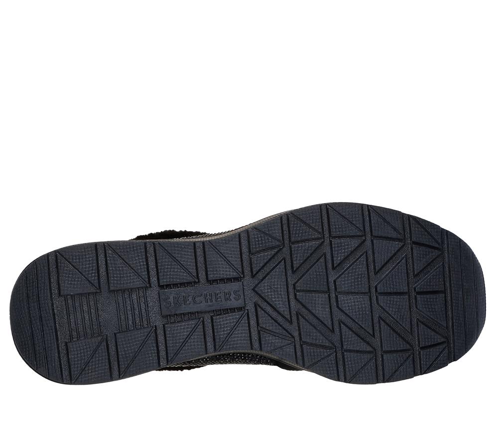 Women Skechers Million Air - Elevated Luxe Air Lace Up Shoes Black  USA |  5478-CUNSF