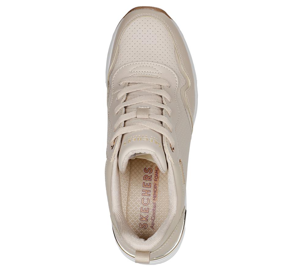 Women Skechers Million Air - Hotter Air Wedges Taupe Brown  USA |  5206-GPERX