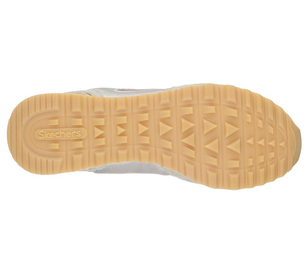 Women Skechers OG 85 - Goldn Gurl Flat Shoes Taupe Brown  USA |  1402-MYOCR