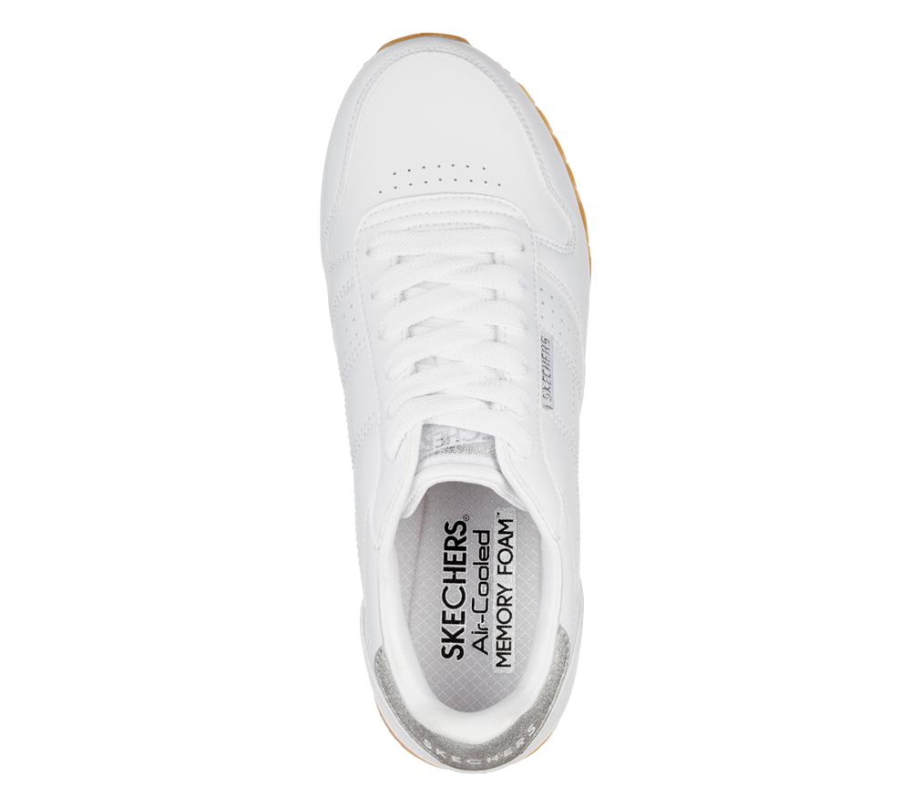 Women Skechers OG 85 - Old School Cool Sneakers White  USA |  2845-BHXCG