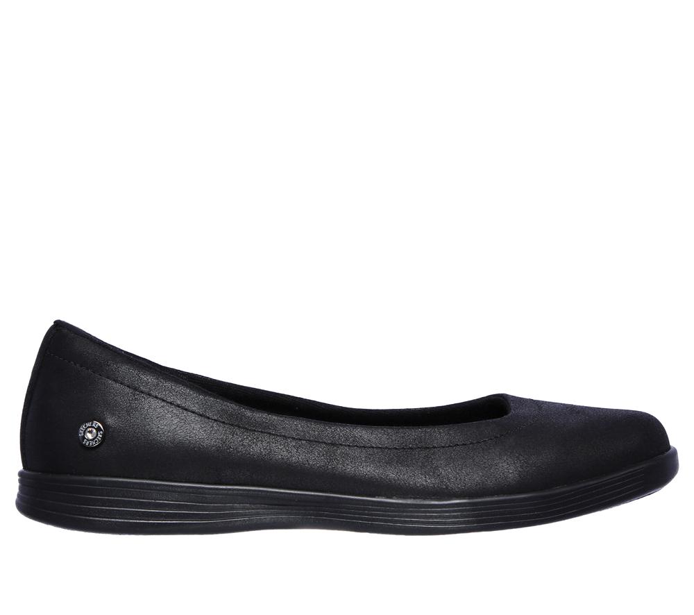 Women Skechers On the GO Dreamy - Nightout Flat Shoes Black  USA |  8934-PSCFZ