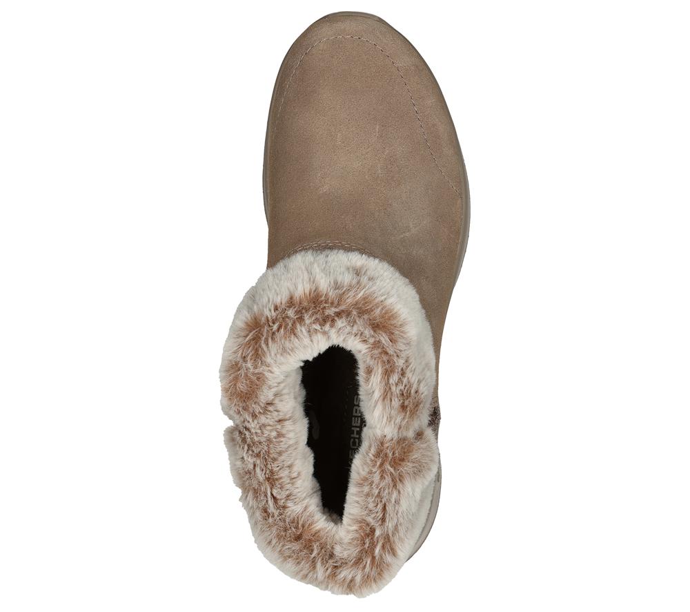 Women Skechers On the GO Joy - Savvy Boots Dark Taupe  USA |  5196-IOXSN