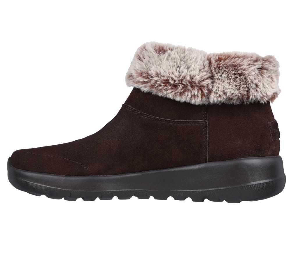 Women Skechers On the GO Joy - Savvy Boots Chocolate Brown  USA |  0364-RUXPY