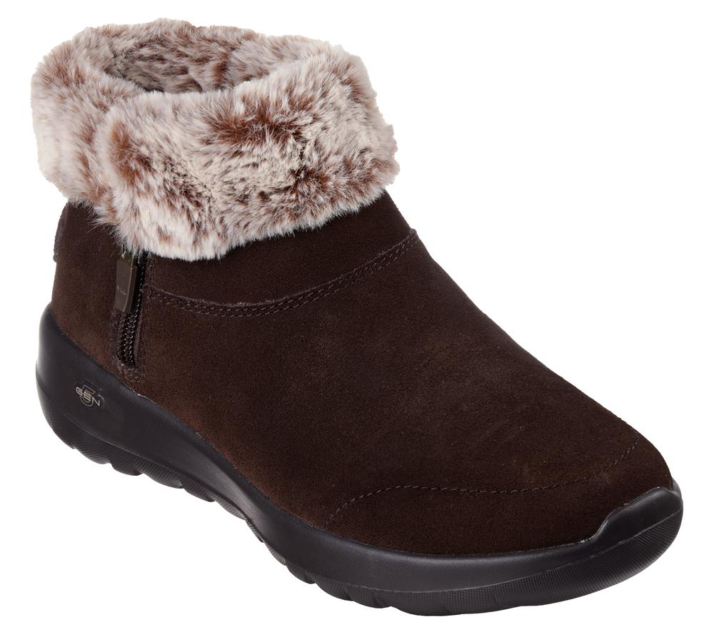 Women Skechers On the GO Joy - Savvy Boots Chocolate Brown  USA |  0364-RUXPY