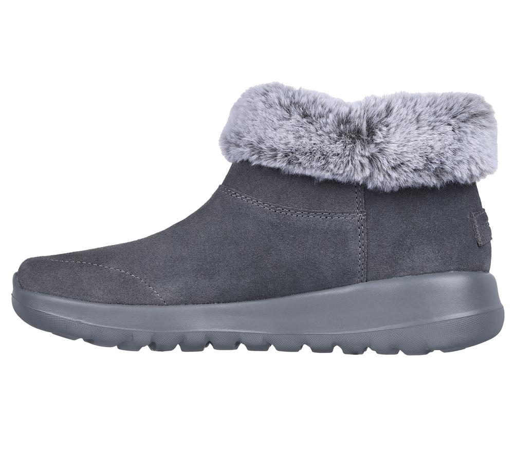 Women Skechers On the GO Joy - Savvy Boots Charcoal  USA |  5184-TBMWK