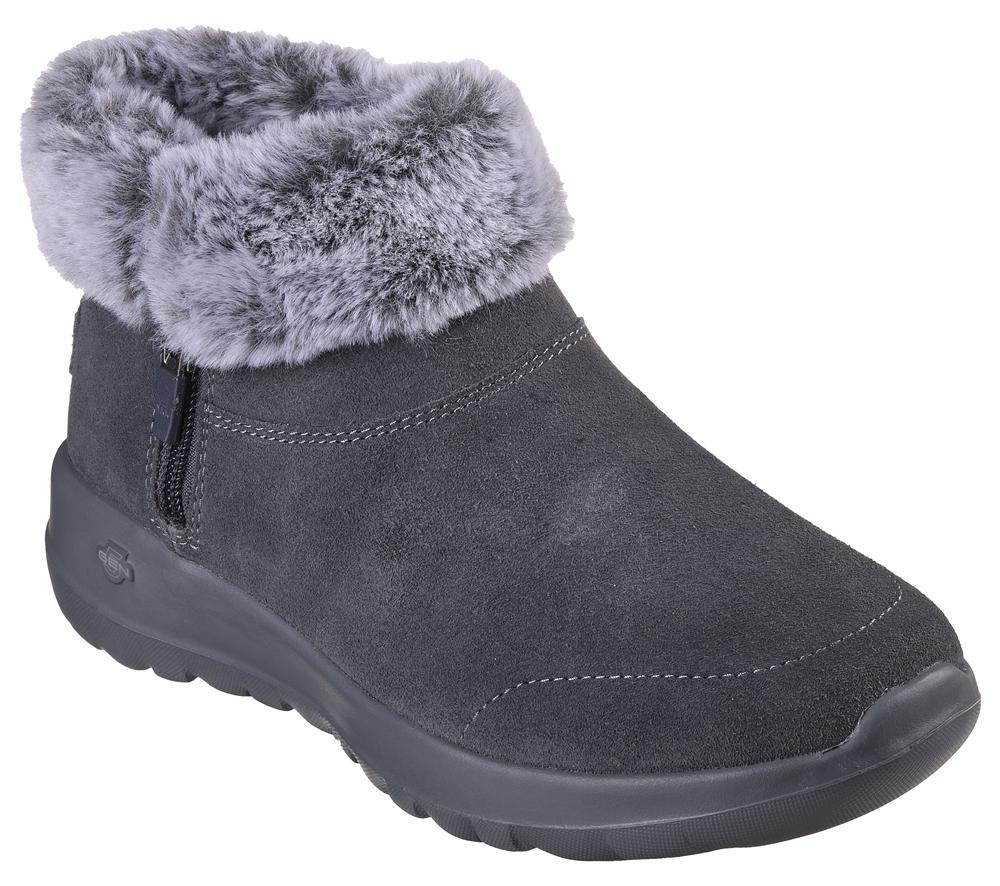 Women Skechers On the GO Joy - Savvy Boots Charcoal  USA |  5184-TBMWK