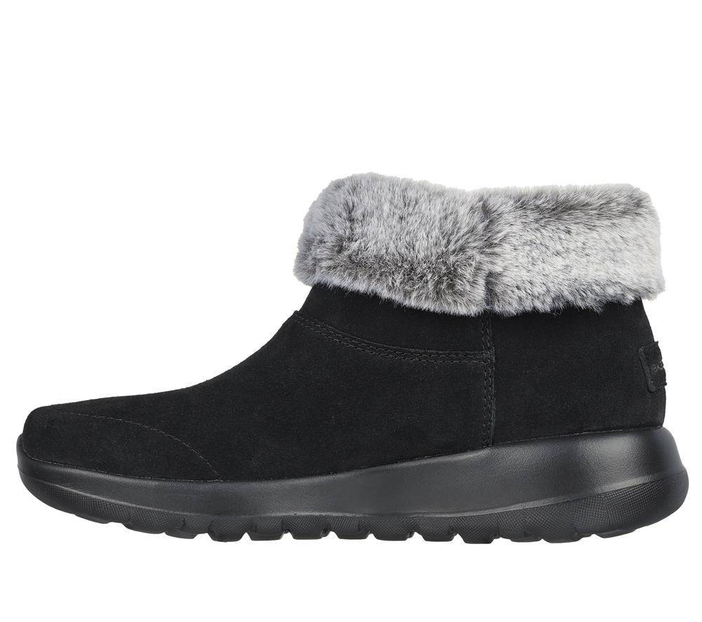 Women Skechers On the GO Joy - Savvy Boots Black / Grey  USA |  9782-AIUGB