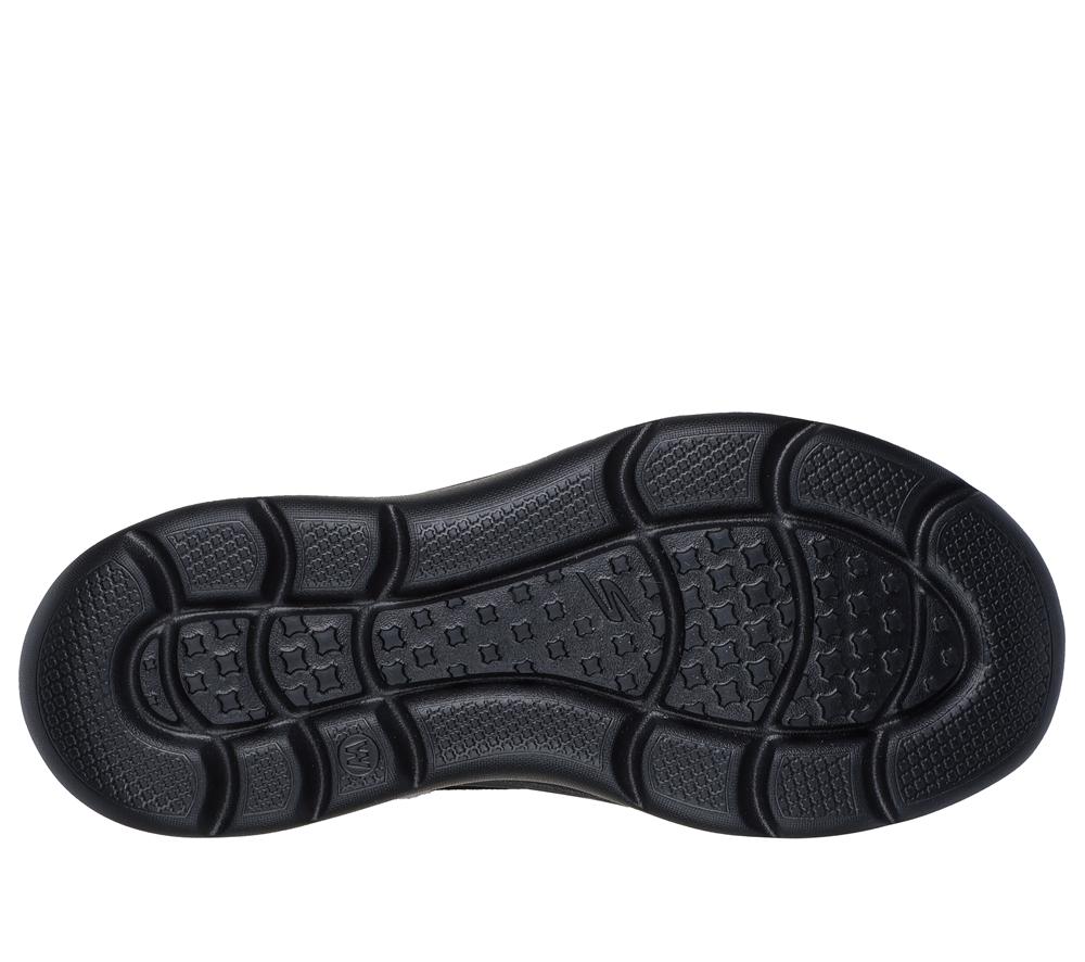 Women Skechers On-the-GO Encore - Snow-Capped Slip On Shoes Black / Grey  USA |  7954-XHYJS