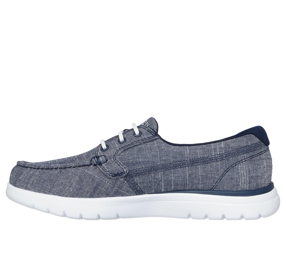 Women Skechers On-the-GO Flex - Ashore Boat Shoes Navy  USA |  3961-JHVCQ