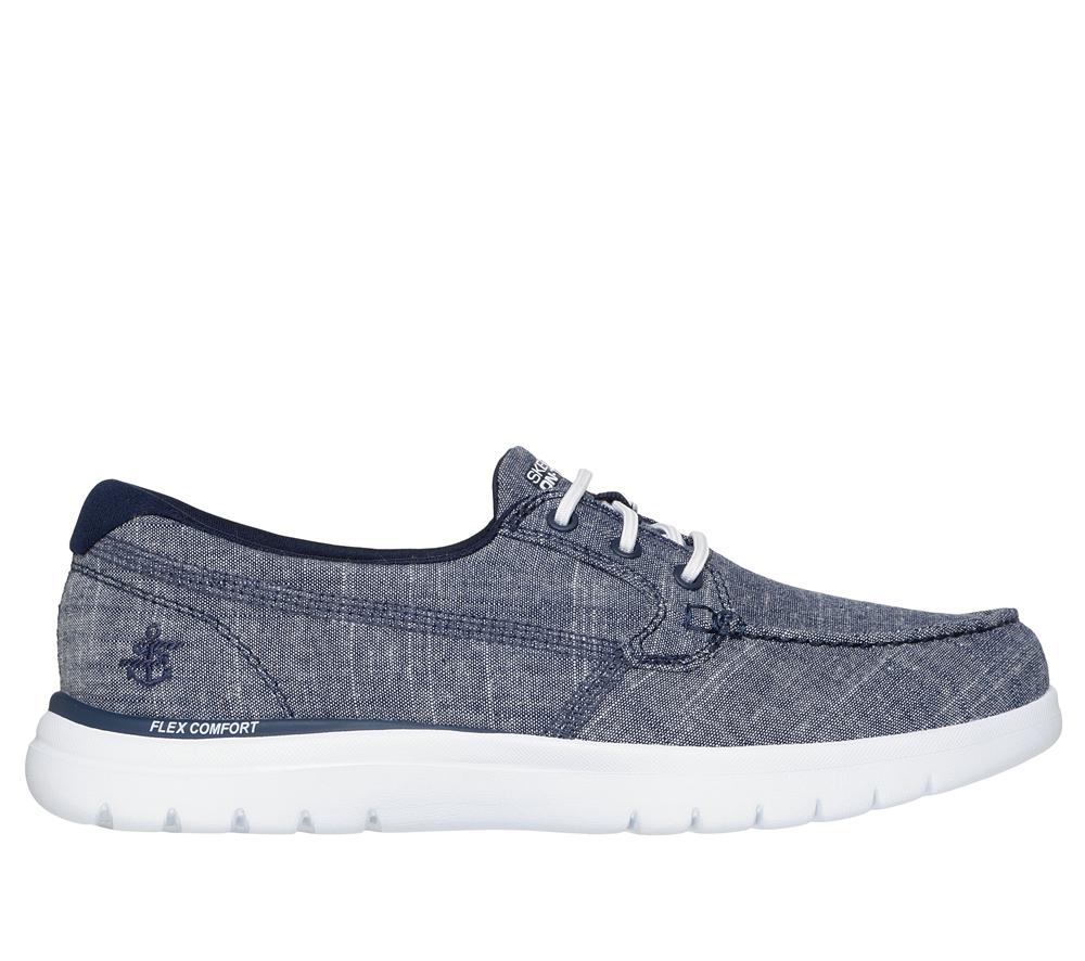 Women Skechers On-the-GO Flex - Ashore Boat Shoes Navy  USA |  3961-JHVCQ
