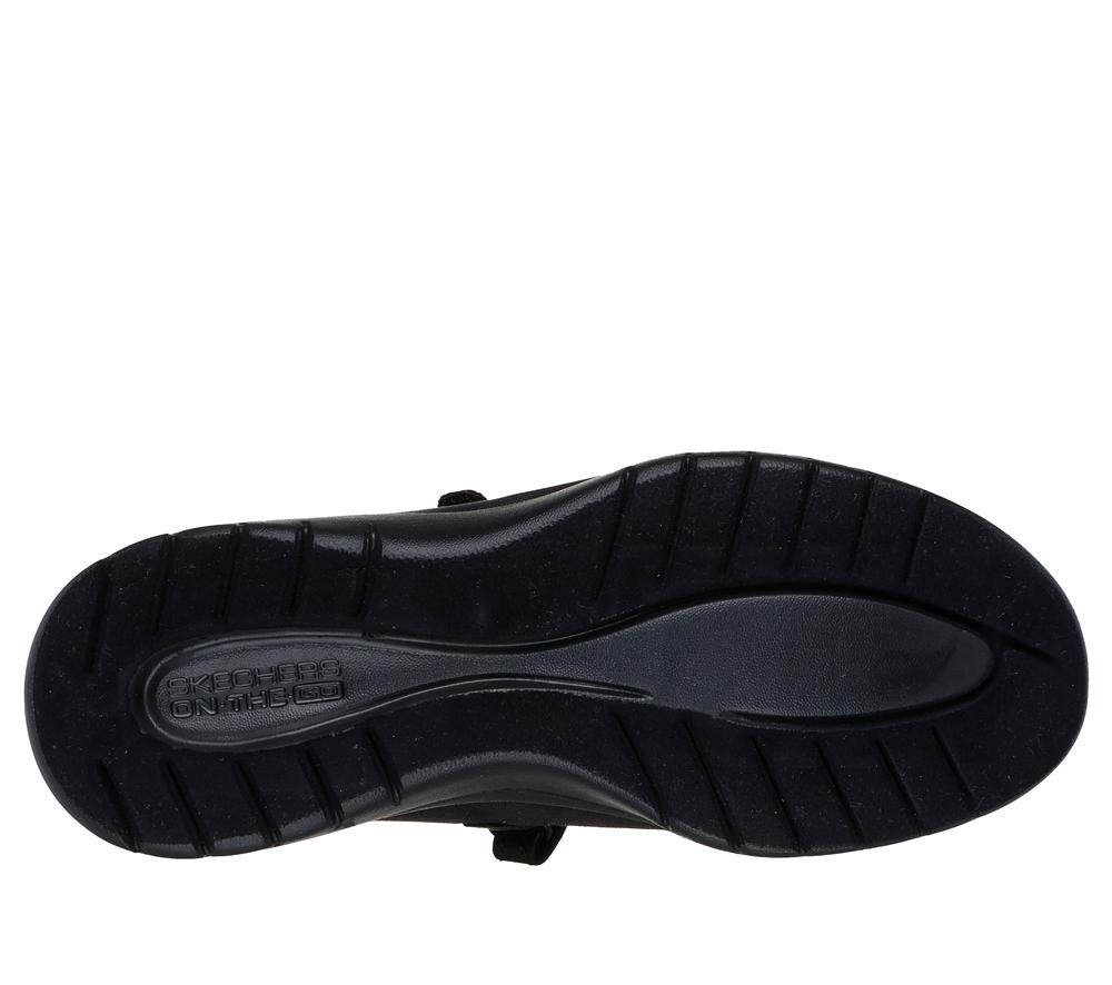 Women Skechers On-the-GO Flex - Whisper Slip On Shoes Black  USA |  6879-CGWHL