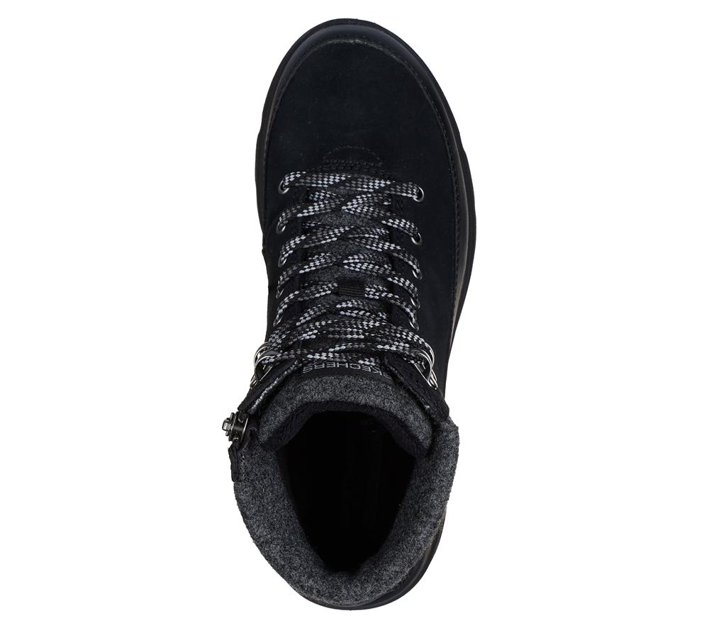 Women Skechers On-the-GO Glacial Ultra - Tahoe Boots Black / Grey  USA |  5162-WIOQA