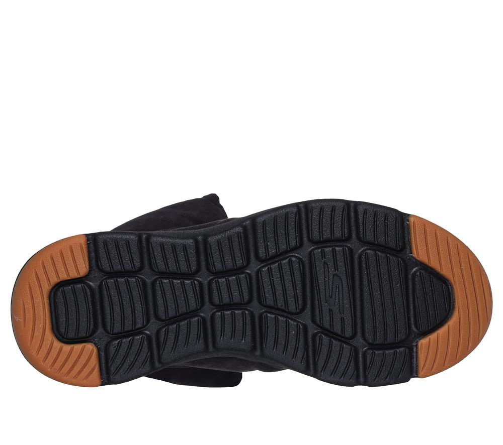 Women Skechers On-the-GO Glacial Ultra - Trend Up Lace Up Shoes Black  USA |  0321-IORVY