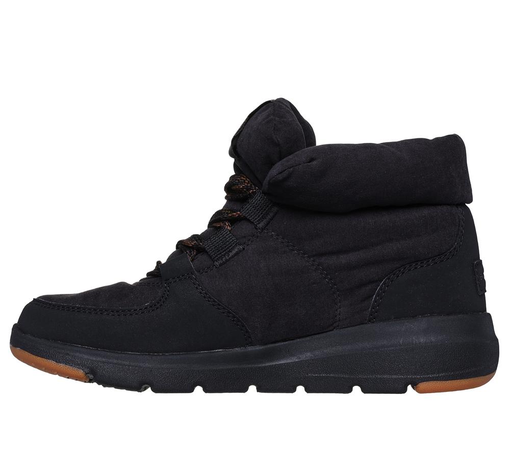 Women Skechers On-the-GO Glacial Ultra - Trend Up Boots Black  USA |  5827-IMFXV