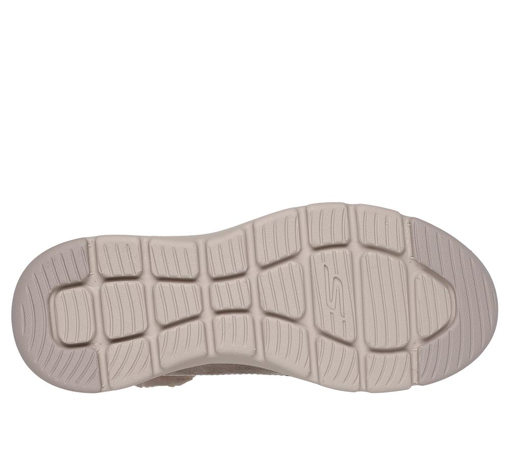 Women Skechers On-the-GO Glacial Ultra - Wonderland Boots Taupe Brown  USA |  7842-NLQIO