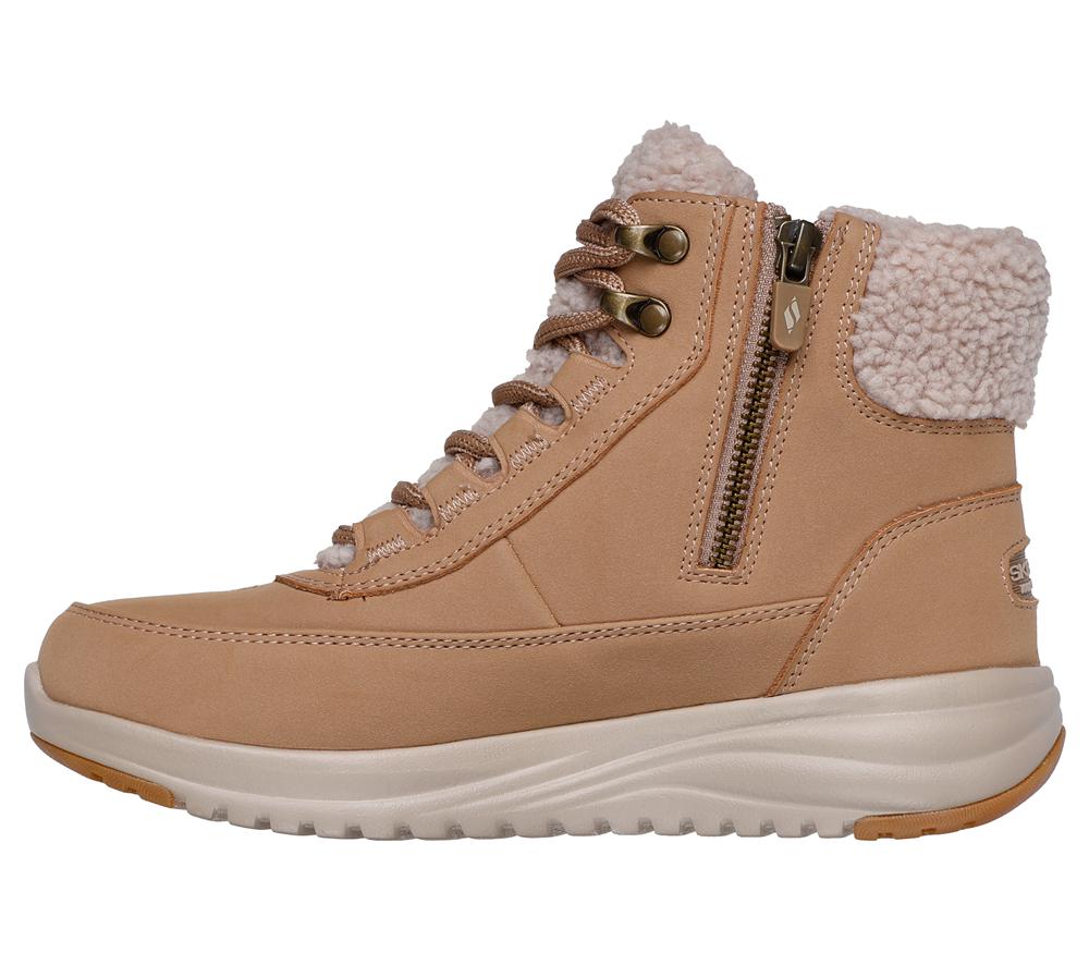 Women Skechers On-the-GO Stellar - Alpine Adventure Boots Chestnut Brown  USA |  5892-CXHGK