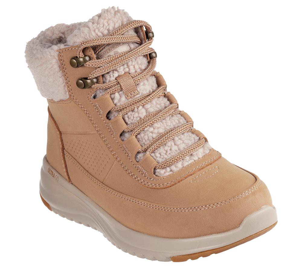Women Skechers On-the-GO Stellar - Alpine Adventure Boots Chestnut Brown  USA |  5892-CXHGK