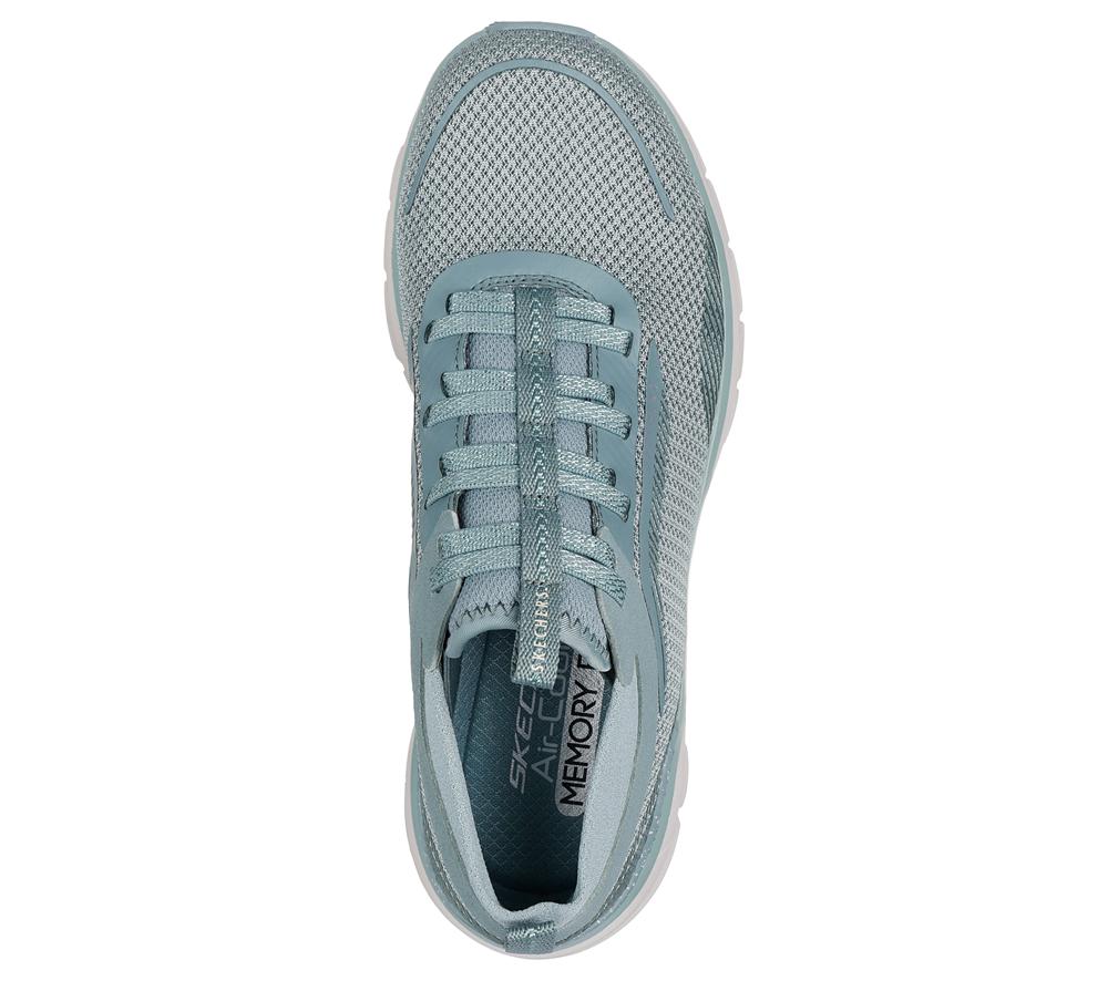 Women Skechers Pure Flex - Shift Slip On Shoes Sage Turquoise  USA |  8906-YCPKH