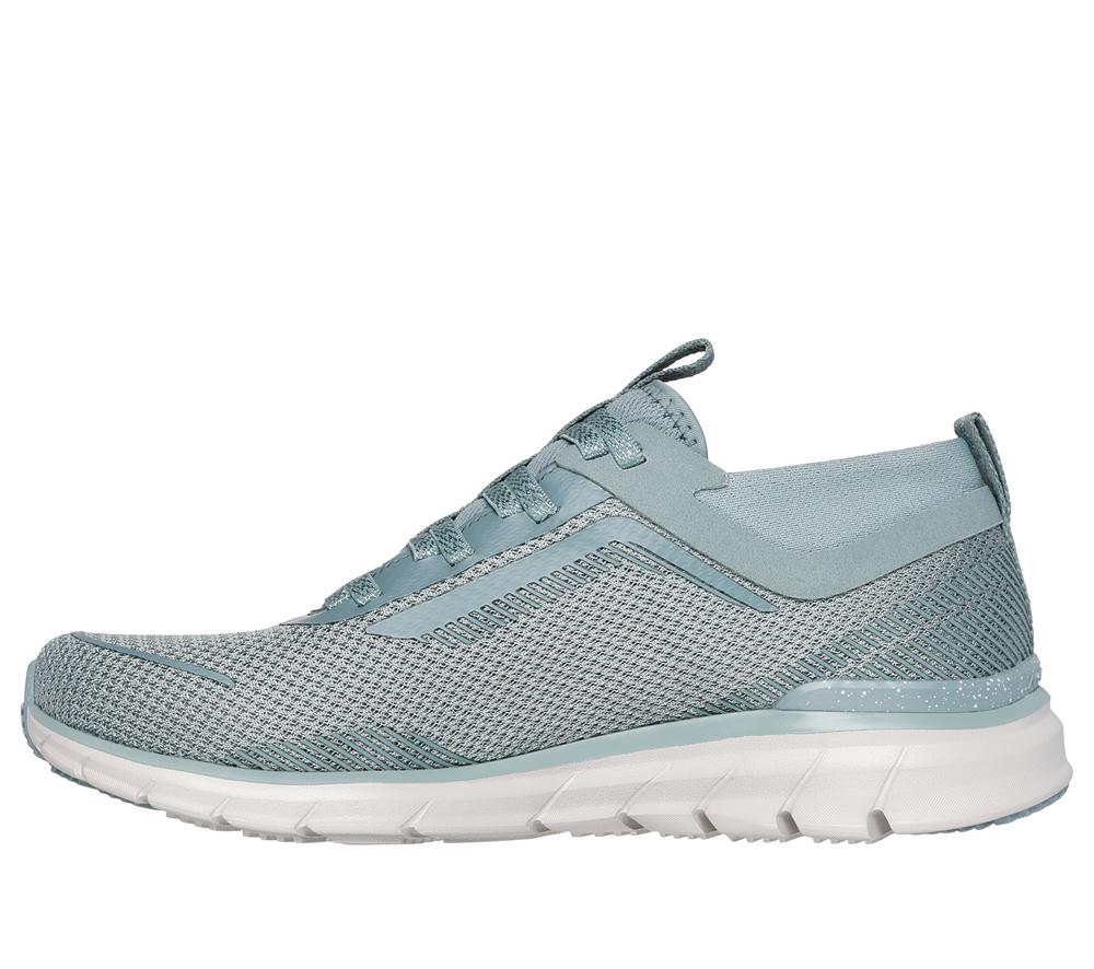 Women Skechers Pure Flex - Shift Slip On Shoes Sage Turquoise  USA |  8906-YCPKH