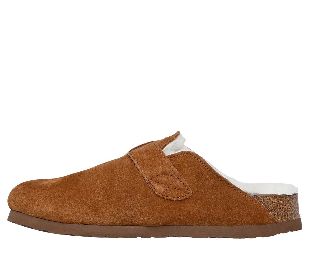 Women Skechers Relaxed Fit: Arch Fit Granola - Restful Nights Sandals Chestnut Brown  USA |  7461-BCEFO