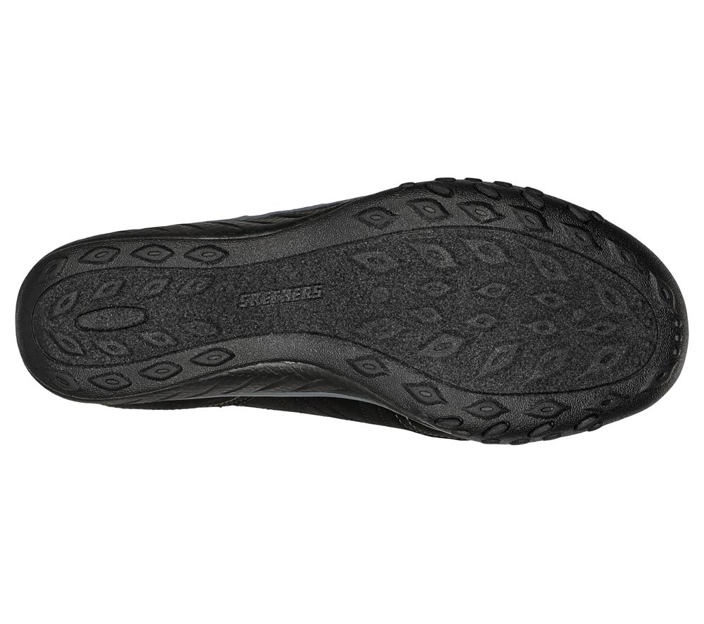 Women Skechers Relaxed Fit: Breathe-Easy - Friendly Ties Boots Black  USA |  9264-ZJCUI