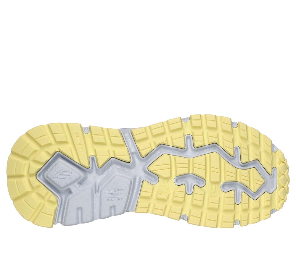 Women Skechers Relaxed Fit: D'Lux Journey - Marigold Sneakers Blue / Yellow  USA |  0523-FOUHP