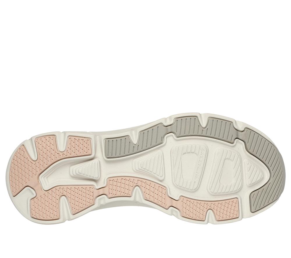 Women Skechers Relaxed Fit: D'Lux Walker 2.0 - Bold State Slip On Shoes Taupe / Peach  USA |  3620-AFNTY