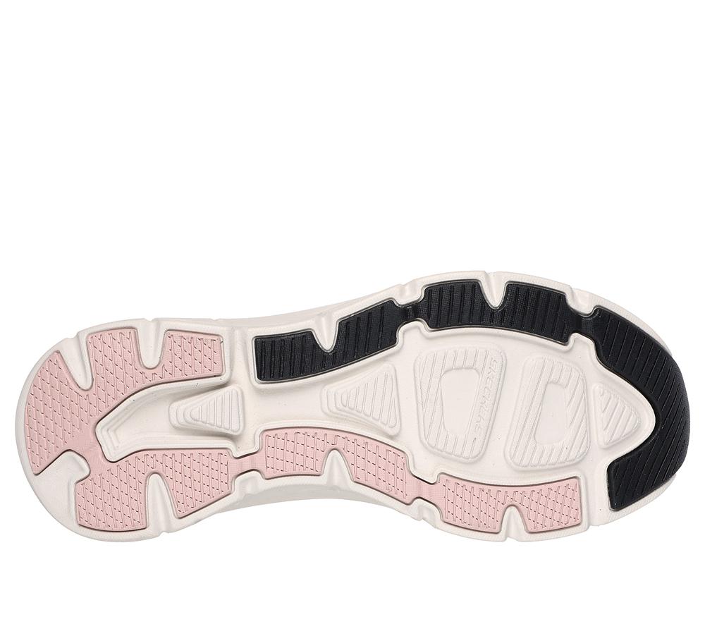Women Skechers Relaxed Fit: D'Lux Walker 2.0 - Sparkle Forever Slip On Shoes Black / Rose Gold  USA |  7059-OGKJZ