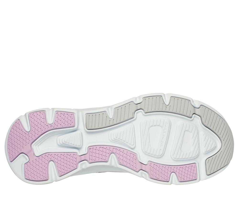 Women Skechers Relaxed Fit: D'Lux Walker 2.0 - Daisy Doll Sneakers Grey / Multicolor  USA |  1857-MWNPH